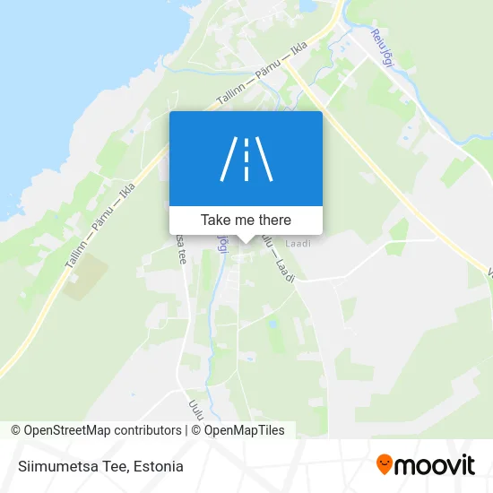 Карта Siimumetsa Tee