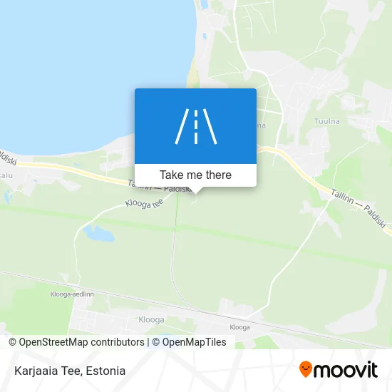 Карта Karjaaia Tee
