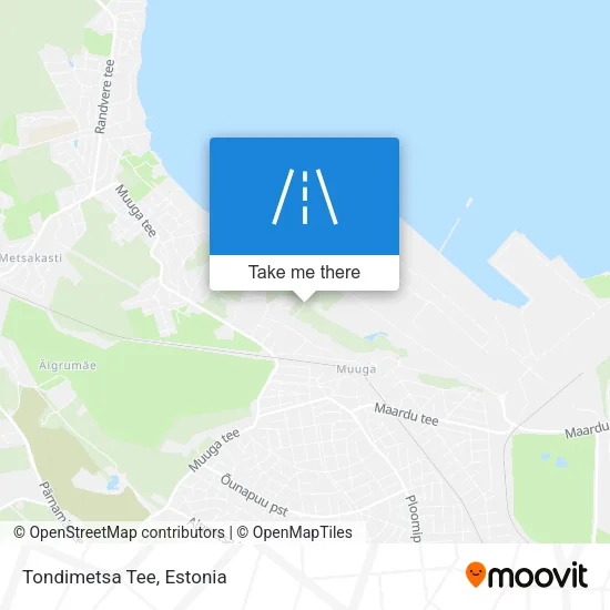 Карта Tondimetsa Tee