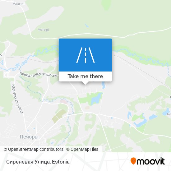 Сиреневая Улица map