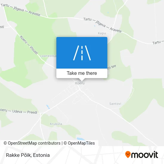 Карта Rakke Põik