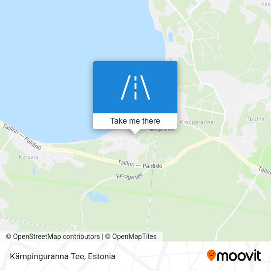 Kämpinguranna Tee map