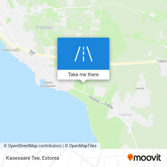 Карта Kasesaare Tee