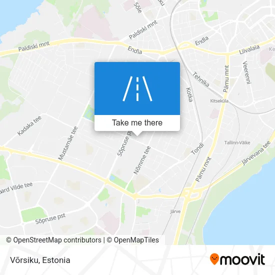 Карта Võrsiku