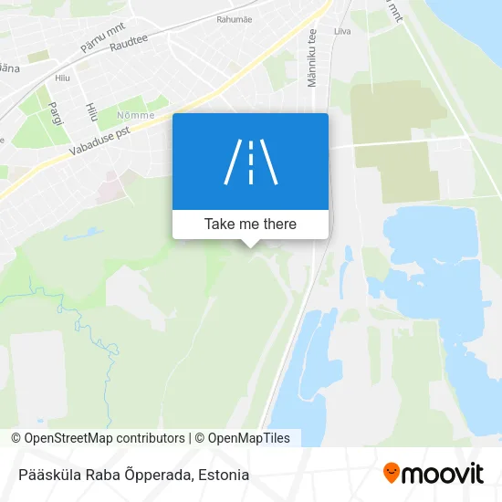 Карта Pääsküla Raba Õpperada