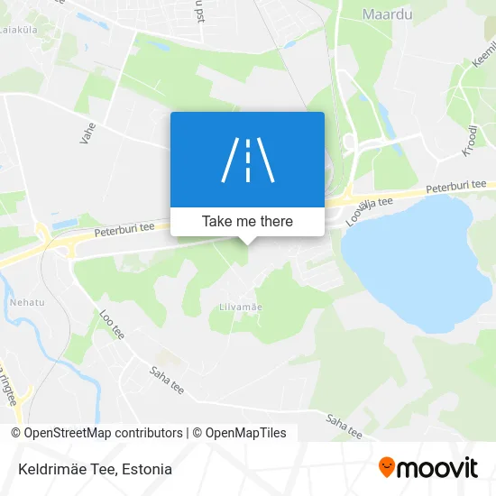 Карта Keldrimäe Tee