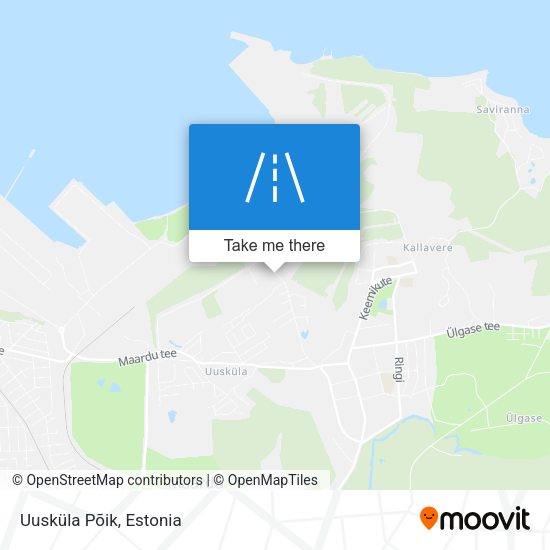 Uusküla Põik map