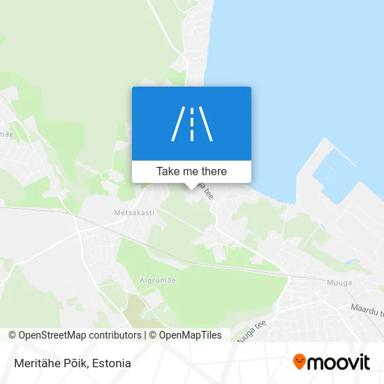 Карта Meritähe Põik