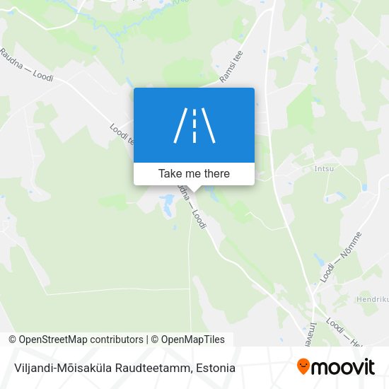 Viljandi-Mõisaküla Raudteetamm map