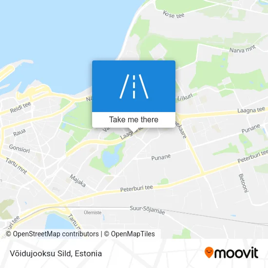 Карта Võidujooksu Sild
