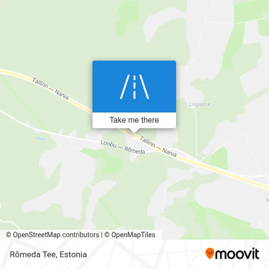 Rõmeda Tee map