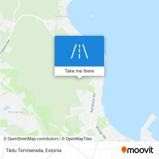 Карта Tädu Terviserada