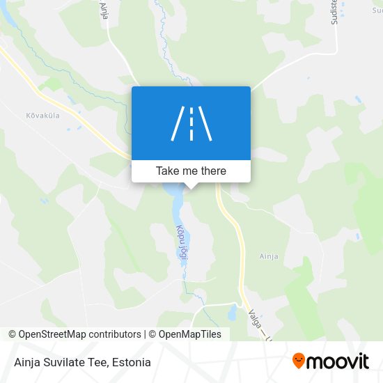 Карта Ainja Suvilate Tee