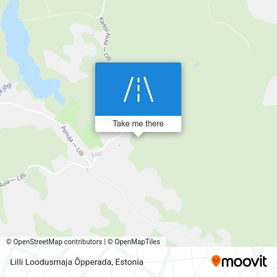 Lilli Loodusmaja Õpperada map