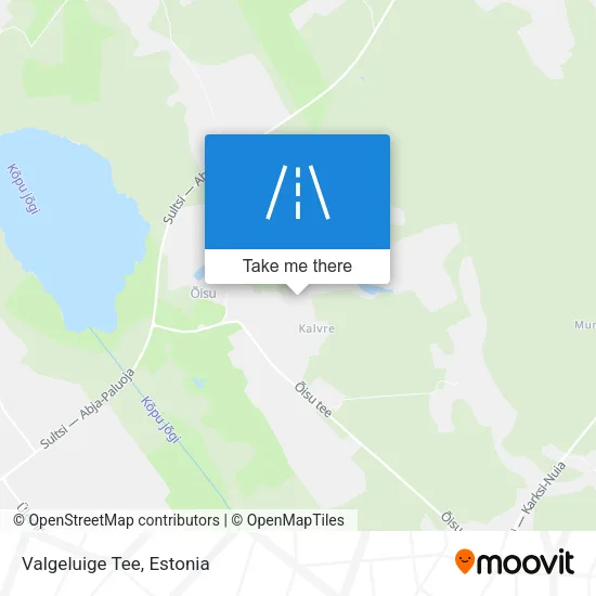 Карта Valgeluige Tee