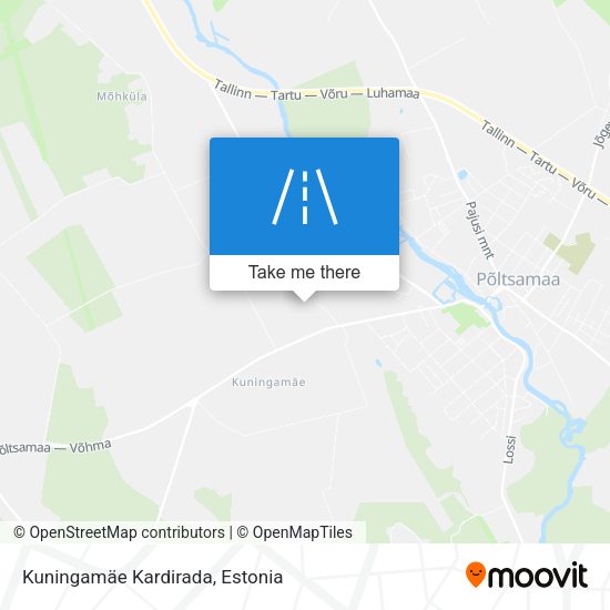 Kuningamäe Kardirada map