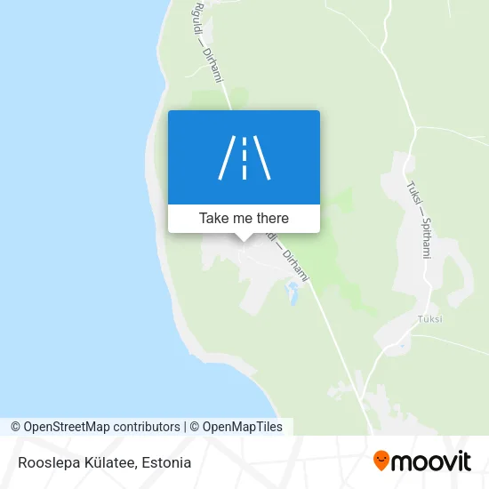 Карта Rooslepa Külatee