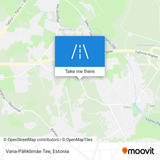 Vana-Pähklimäe Tee map