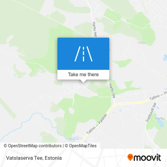 Карта Vatslaserva Tee