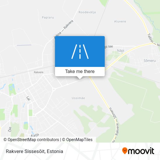 Rakvere Sissesõit map