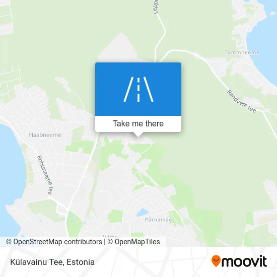 Карта Külavainu Tee