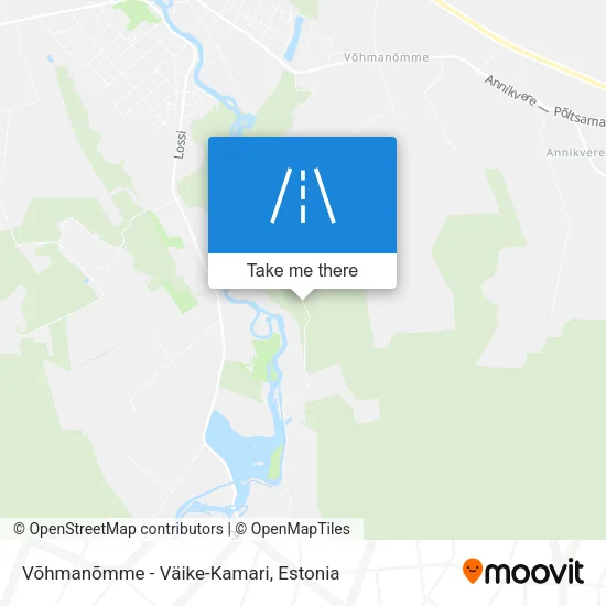 Карта Võhmanõmme - Väike-Kamari