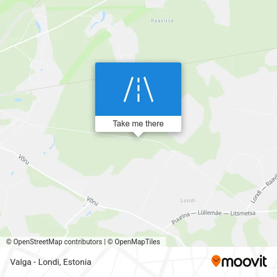 Карта Valga - Londi