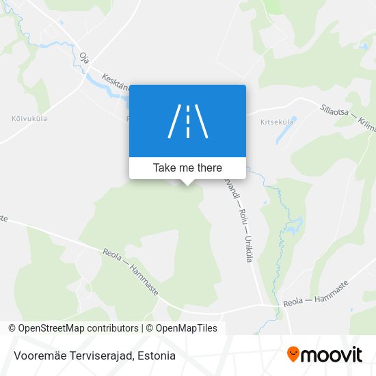 Карта Vooremäe Terviserajad