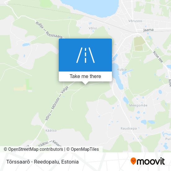 Tõrssaarõ - Reedopalu map