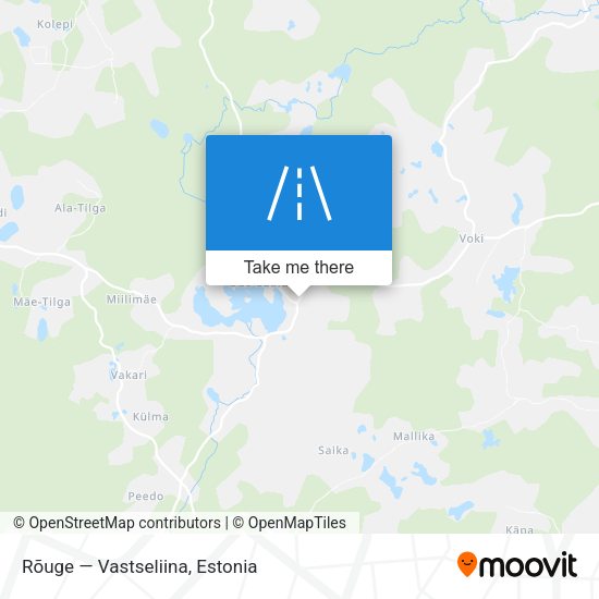 Rõuge — Vastseliina map
