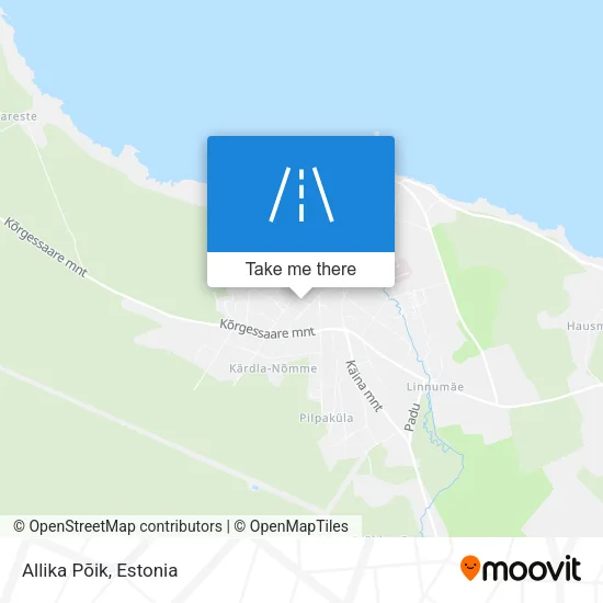 Карта Allika Põik