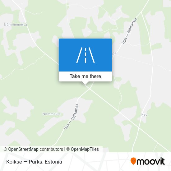 Koikse — Purku map