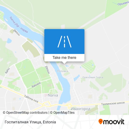 Карта Госпиталная Улица