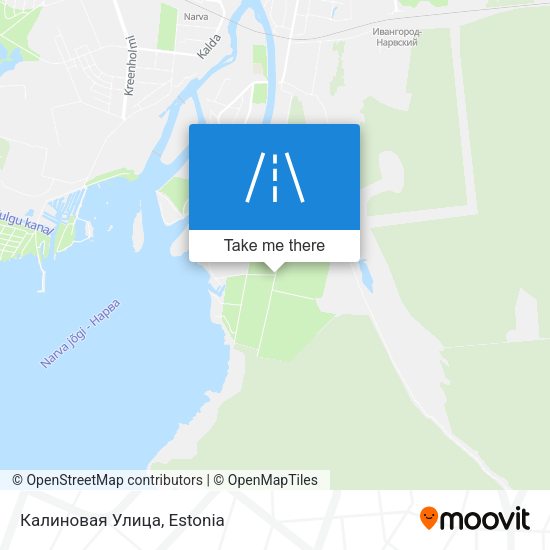Карта Калиновая Улица
