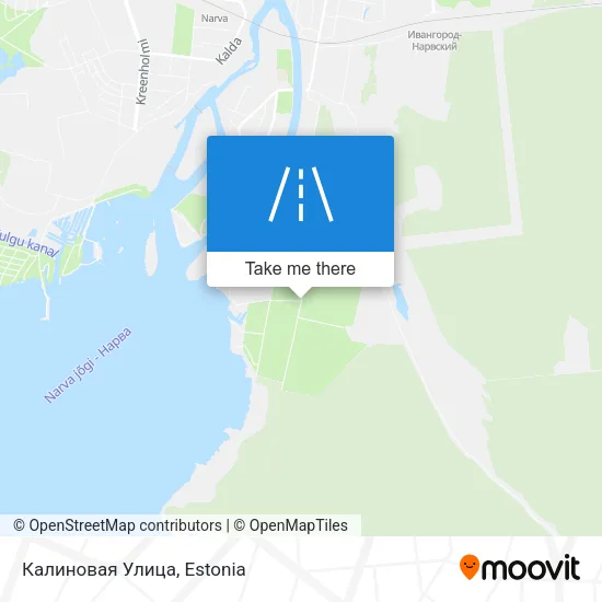 Карта Калиновая Улица