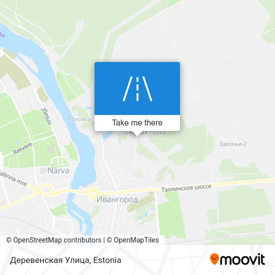 Карта Деревенская Улица