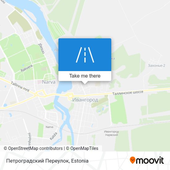 Карта Петроградский Переулок