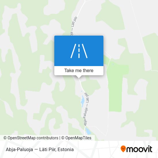 Abja-Paluoja — Läti Piir map