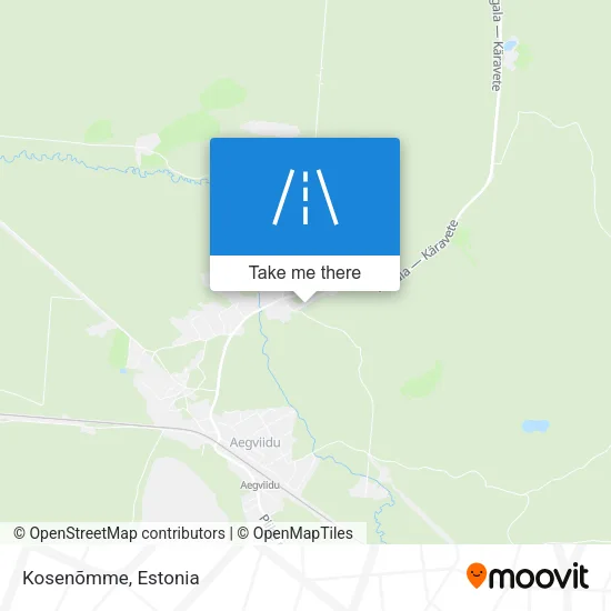 Карта Kosenõmme