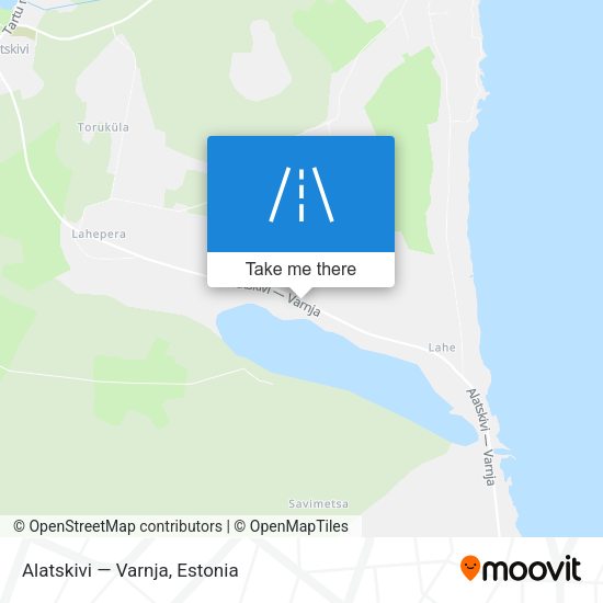 Alatskivi — Varnja map