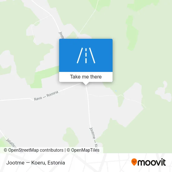 Карта Jootme — Koeru