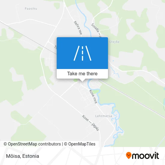 Карта Mõisa