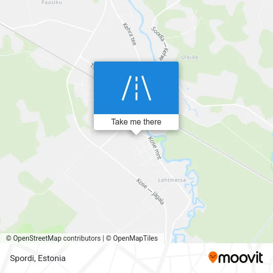 Карта Spordi