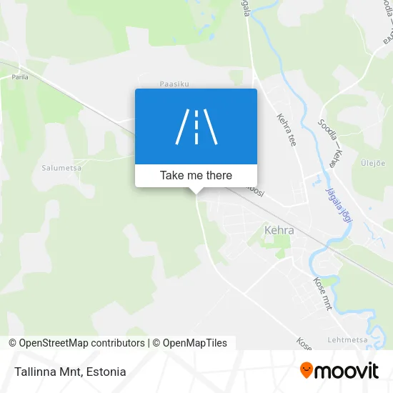 Карта Tallinna Mnt