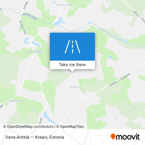 Vana-Antsla — Kraavi map