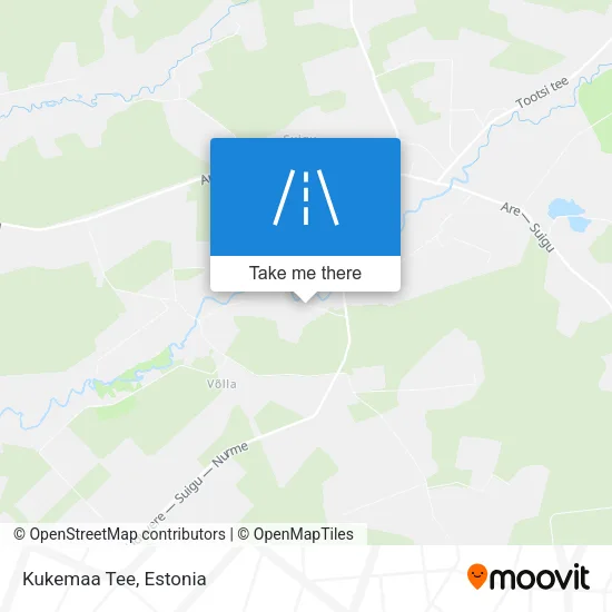 Карта Kukemaa Tee