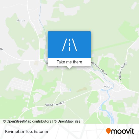 Kivimetsa Tee map