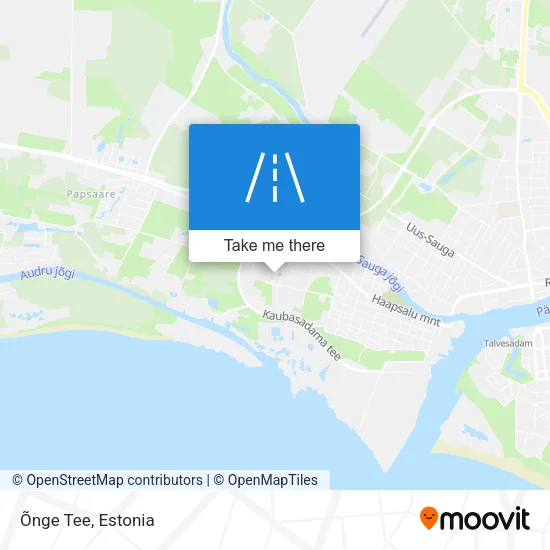 Карта Õnge Tee