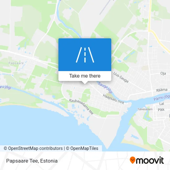 Карта Papsaare Tee