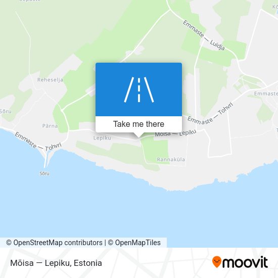 Mõisa — Lepiku map